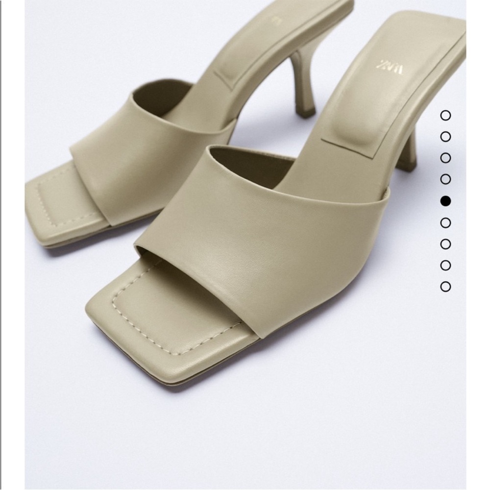 Zara sheep leather sandals